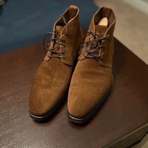 EUC Carmina Chukka Boot Snuff Suede 8.5UK RAIN last